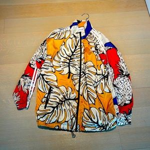 Adidas Farm Rio print windbreaker